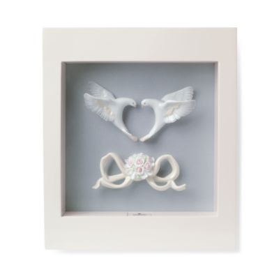 Lladro "Romantic Doves" Wall Art &mdash; Alt Image 1