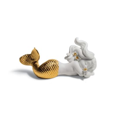 Lladro "Daydreaming at Sea" Golden Re-Deco  &mdash; Alt Image 1