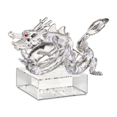 Swarovski Crystal "Clear Dragon" Chinese Zodiac Figurine on Base &mdash; Alt Image 1