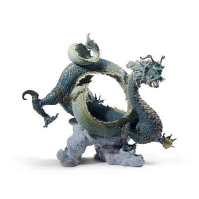 Lladro "Auspicious Dragon" Green Limited Edition &mdash; Alt Image 1