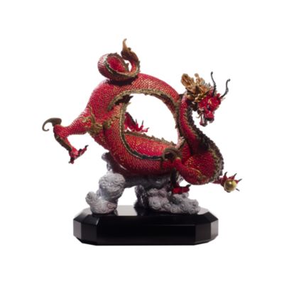 Lladro "Auspicious Dragon" Red Limited Edition &mdash; Alt Image 1