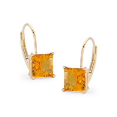 1.84 ct. t.w. Citrine Earrings In 14kt Yellow Gold &mdash; Alt Image 1