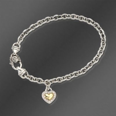 Scott Kay .14 ct. t.w. Diamond Bracelet In Two-Tone. 7.5" &mdash; Alt Image 1