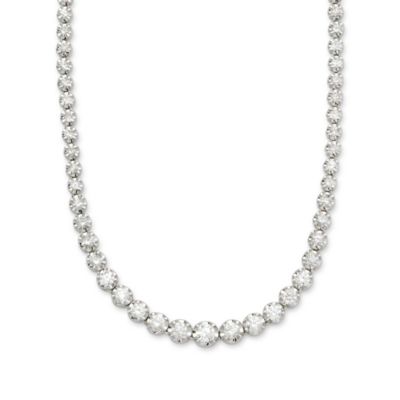 5.00 ct. t.w. Diamond Tennis Necklace In 18kt White Gold. 16" &mdash; Alt Image 1