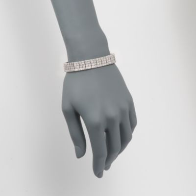 4.00 ct. t.w. Diamond Bracelet In 14kt White Gold &mdash; Alt Image 2
