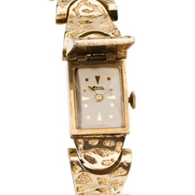 C.1950 Vintage Cartel Women's Covered Watch In 14kt Yellow Gold. 6.75" &mdash; Alt Image 2