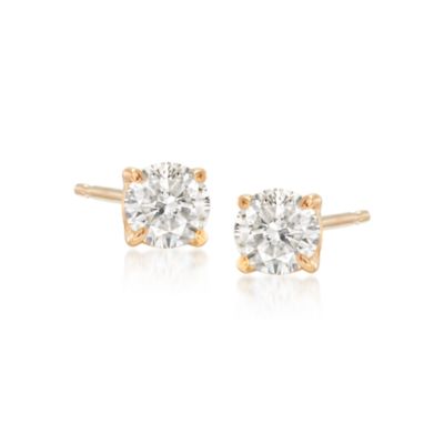 .50 ct. t.w. Diamond Stud Earrings in 14kt Yellow Gold &mdash; Alt Image 1