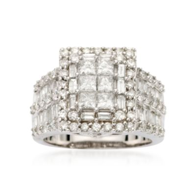 3.00 ct. t.w. Diamond Ring In 14kt White Gold &mdash; Alt Image 1