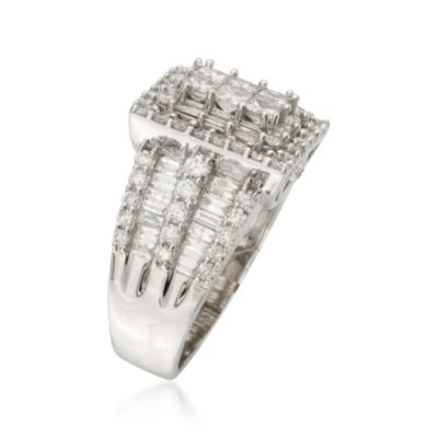 3.00 ct. t.w. Diamond Ring In 14kt White Gold &mdash; Alt Image 2