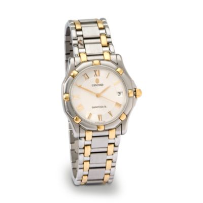 C. 1997 Vintage Concord Saratoga Men's Watch In Stainless Steel and 18kt Yellow Gold. 7.5" &mdash; Alt Image 1