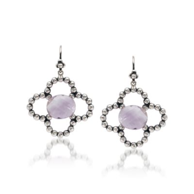 10.80 ct. t.w. Amethyst Earrings In Sterling Silver &mdash; Alt Image 1