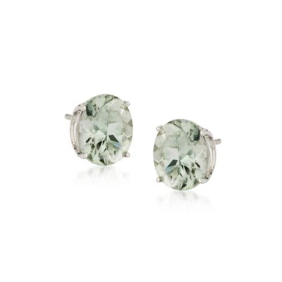 7.50 ct. t.w. Green Amethyst Earrings in Sterling Silver &mdash; Alt Image 1