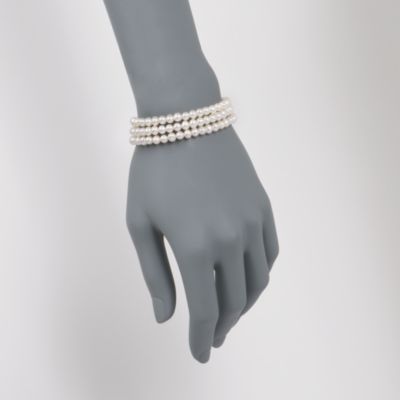 5-5.5mm Pearl Bracelet in 14kt Yellow Gold &mdash; Alt Image 2