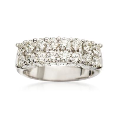 1.35 ct. t.w. Diamond Wedding Ring In 14kt White Gold &mdash; Alt Image 1