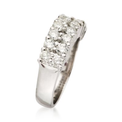 1.35 ct. t.w. Diamond Wedding Ring In 14kt White Gold &mdash; Alt Image 2