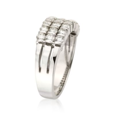 1.00 ct. t.w. Diamond Wedding Ring In 14kt White Gold &mdash; Alt Image 2