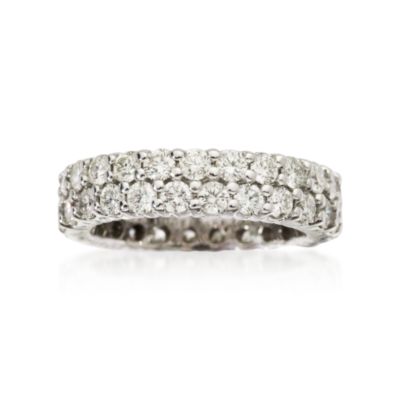 3.00 ct. t.w. Diamond Eternity Band in 14kt White Gold. Size 6 &mdash; Alt Image 1