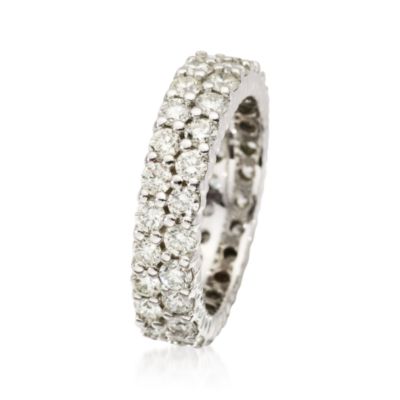 3.00 ct. t.w. Diamond Eternity Band in 14kt White Gold. Size 6 &mdash; Alt Image 2