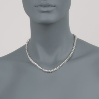 3.00 ct. t.w. Diamond Tennis Necklace In Sterling Silver &mdash; Alt Image 2