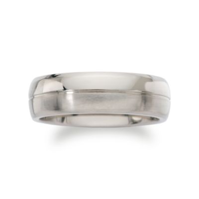 Men's 7mm Titanium Wedding Ring &mdash; Alt Image 1