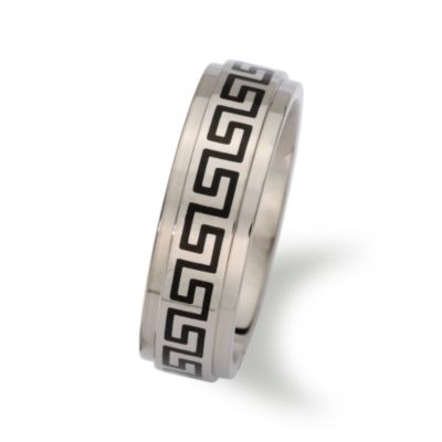 Men's 7mm Titanium Wedding Ring &mdash; Alt Image 2