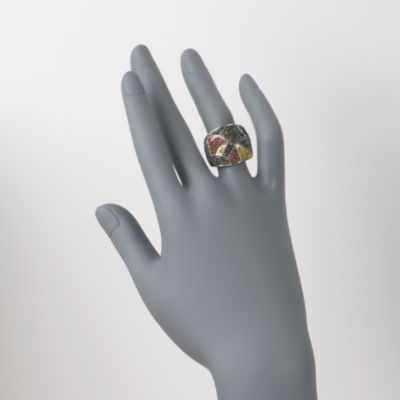 2.00 ct. t.w. Multicolored Diamond Dome Ring in 14kt White Gold &mdash; Alt Image 2