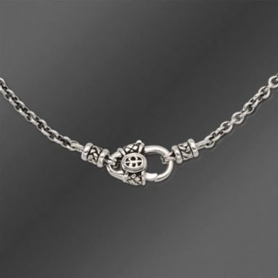 Scott Kay .21 ct. t.w. Diamond Heart Necklace in Sterling Silver. 17" &mdash; Alt Image 2