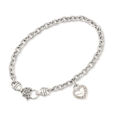 Scott Kay .10 ct. t.w. Diamond Bracelet in Two-Tone. 7.5" &mdash; Alt Image 1