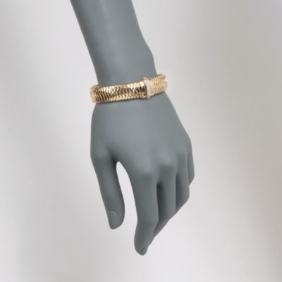 Roberto Coin .18 ct. t.w. "Primavera" Diamond Bracelet in 18kt Yellow Gold. 7" &mdash; Alt Image 2