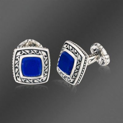 Scott Kay Lapis and Sterling Silver Cufflinks &mdash; Alt Image 1