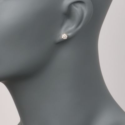 1.45 ct. t.w. Diamond Stud Earrings In 14kt Yellow Gold &mdash; Alt Image 2