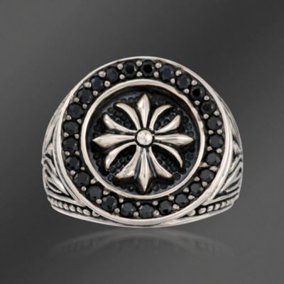 Scott Kay "Sparta" 1.25 ct. t.w. Sapphire and Sterling Silver Ring. Size 10 &mdash; Alt Image 1