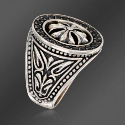 Scott Kay "Sparta" 1.25 ct. t.w. Sapphire and Sterling Silver Ring. Size 10 &mdash; Alt Image 2