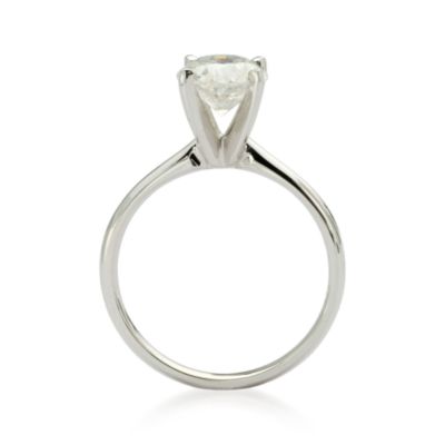 1.50 Carat Diamond Solitaire RSVP Engagement Ring In 14kt White Gold &mdash; Alt Image 4