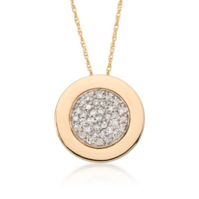 .25 ct. t.w. Diamond Circle Necklace in 14kt Yellow Gold &mdash; Alt Image 1