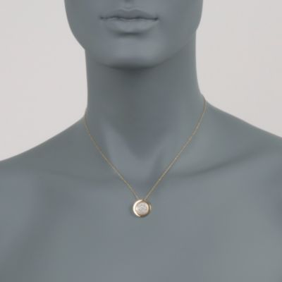 .25 ct. t.w. Diamond Circle Necklace in 14kt Yellow Gold &mdash; Alt Image 2