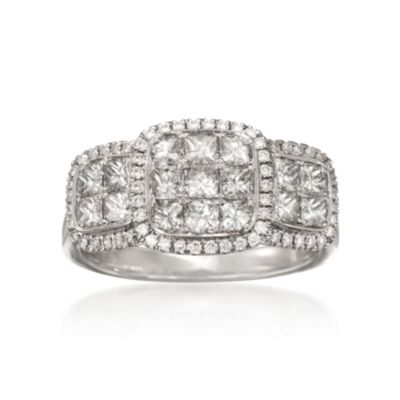 Simon G. 1.36 ct. t.w. Diamond Ring in 18kt White Gold &mdash; Alt Image 1