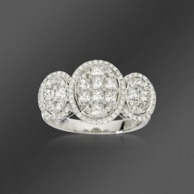 Simon G. 1.69 ct. t.w. Diamond Ring in 18kt White Gold &mdash; Alt Image 1