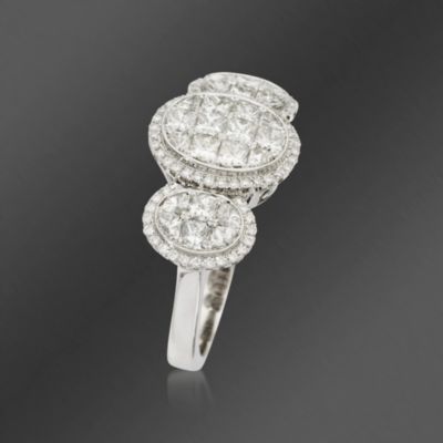 Simon G. 1.69 ct. t.w. Diamond Ring in 18kt White Gold &mdash; Alt Image 2