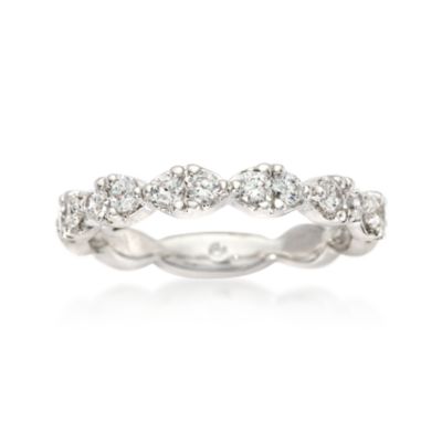 Gabriel Designs .50 ct. t.w. Diamond Wedding Ring in 14kt White Gold &mdash; Alt Image 1