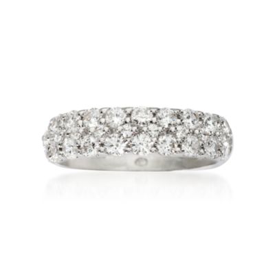 Gabriel Designs 1.45 ct. t.w. Diamond Wedding Ring in 14kt White Gold &mdash; Alt Image 1