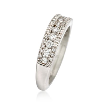Gabriel Designs .55 ct. t.w. Diamond Wedding Ring in 14kt White Gold &mdash; Alt Image 3