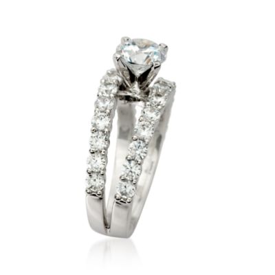 Gabriel Designs 1.65 ct. t.w. Diamond Engagement Ring Setting in Platinum &mdash; Alt Image 3