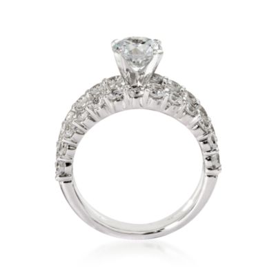 Gabriel Designs 1.65 ct. t.w. Diamond Engagement Ring Setting in Platinum &mdash; Alt Image 4