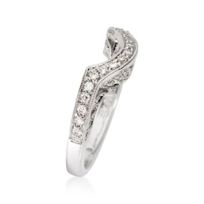 Gabriel Designs .30 ct. t.w. Diamond Wedding Ring in 14kt White Gold &mdash; Alt Image 3