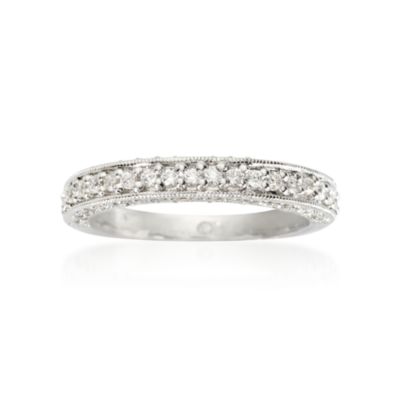 Gabriel Designs .45 ct. t.w. Diamond Wedding Ring in 14kt White Gold &mdash; Alt Image 1