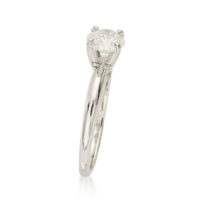 1.00 Carat Diamond Solitaire Ring in 14kt White Gold &mdash; Alt Image 3