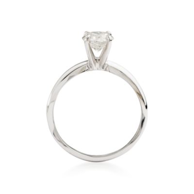 1.00 Carat Diamond Solitaire Ring in 14kt White Gold &mdash; Alt Image 4