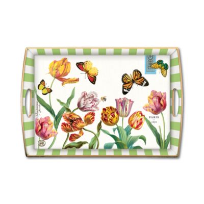 Tulips Decoupage Serving Tray &mdash; Alt Image 1