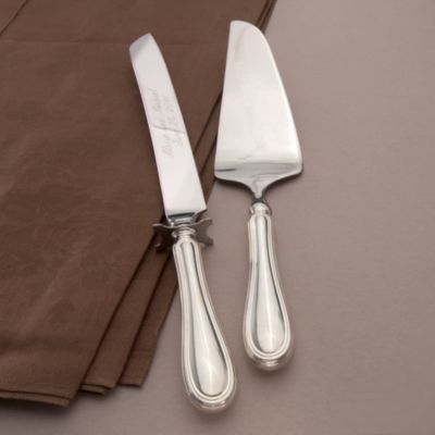 Wallace "Giorgio" 2-pc. Bridal Knife & Cake Server Set &mdash; Alt Image 1